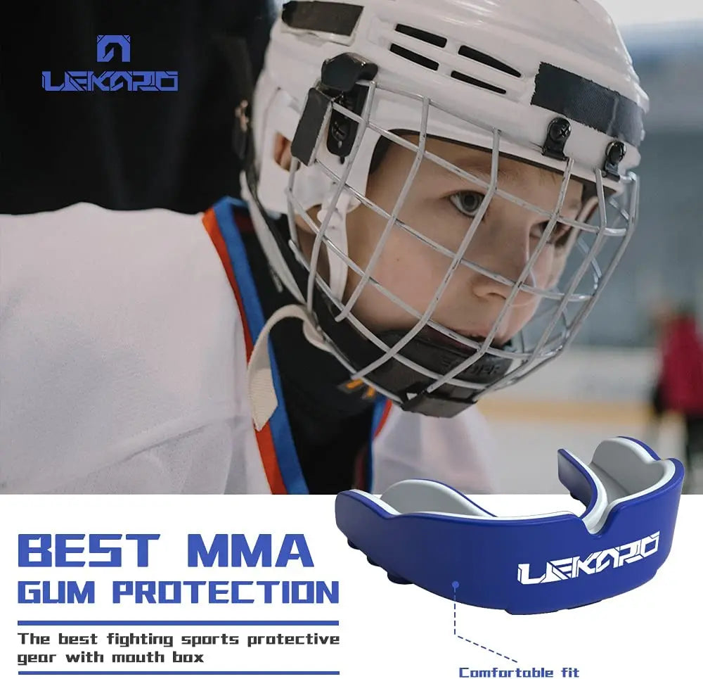 Adult Sports Mouthguard Muay Thai Boxing Teeth Protection Mma Fighting Mouth Guard Children Rugby Fight Training Braces