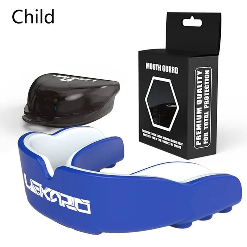 Adult Sports Mouthguard Muay Thai Boxing Teeth Protection Mma Fighting Mouth Guard Children Rugby Fight Training Braces